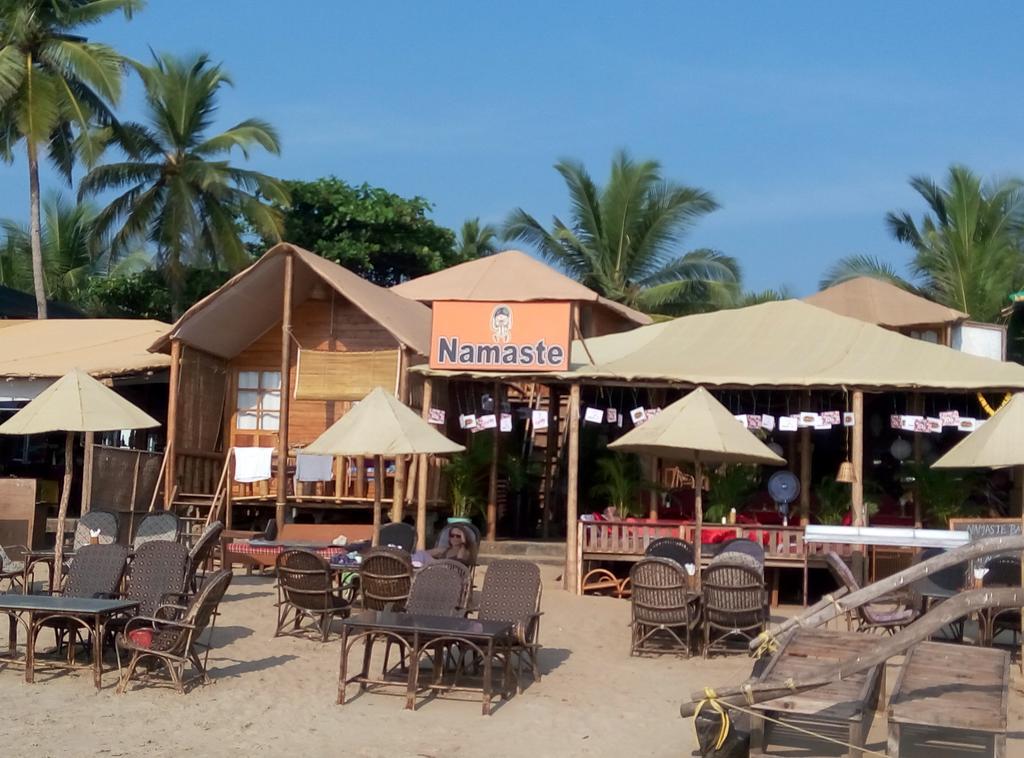 Hotel Namaste Beach Huts Patnem Beach Exterior foto